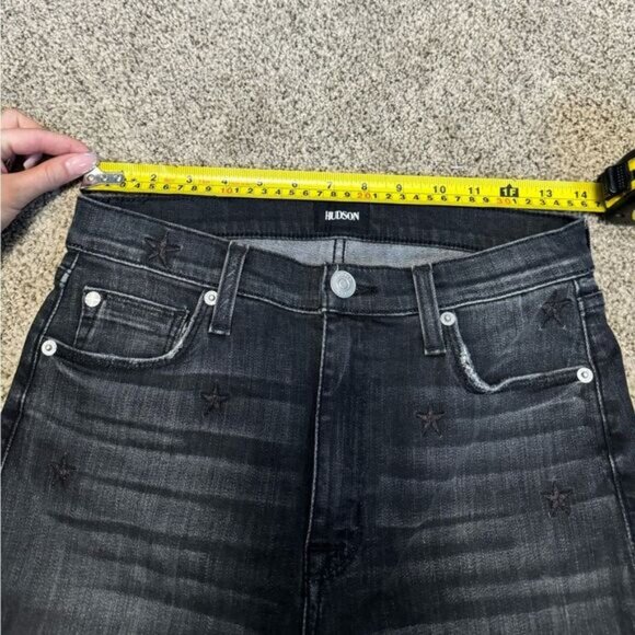 Hudson Harper High Rise Crop Baby Star Jeans - Picture 8 of 10
